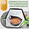 Teenyyou 2 Pack Portable Foldable Solar Oven & Solar Cooker Mini Camp Stove with Sun-powered Heating Outdoor Cookware for Food Reheating & Compost Acceleration (Green) #2