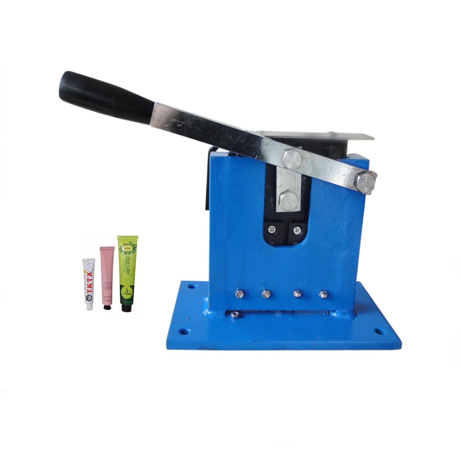Manual Tube Sealing Machine with Date Code Stamp Heavy-Duty Aluminum Ointment Tube Tail Presser for Food Beauty Pharma