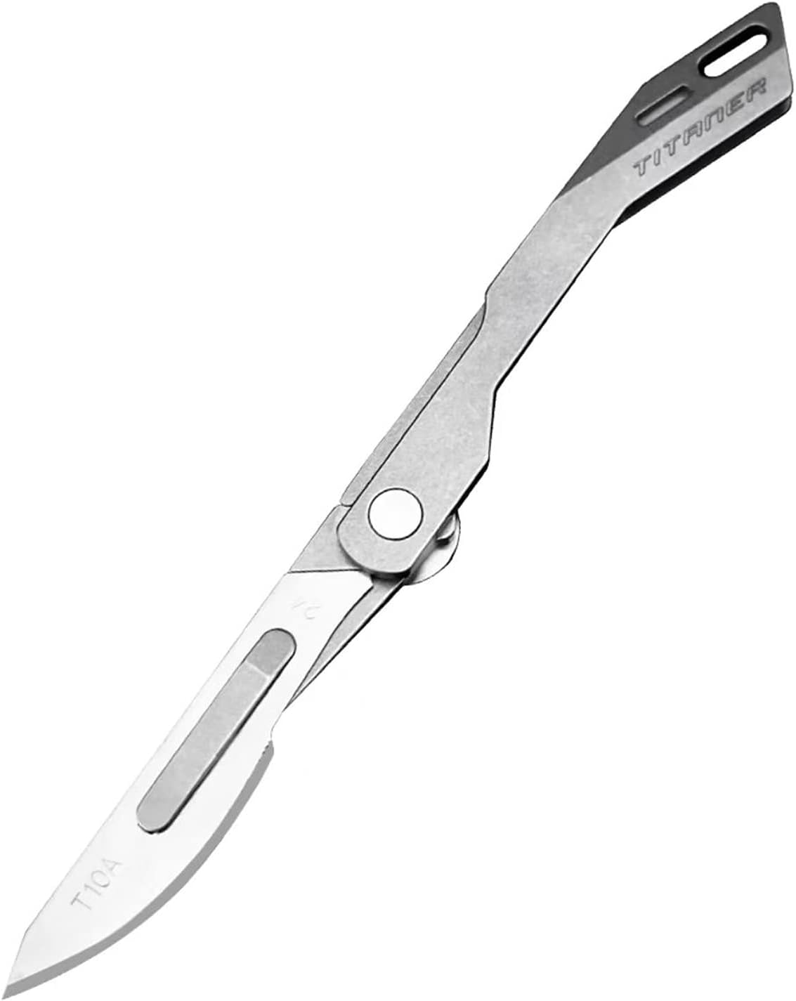 Buy TITANER Titanium Utility Knife Scalpel Knife EDC Tool Knife with 24 Blade Online at Lowest