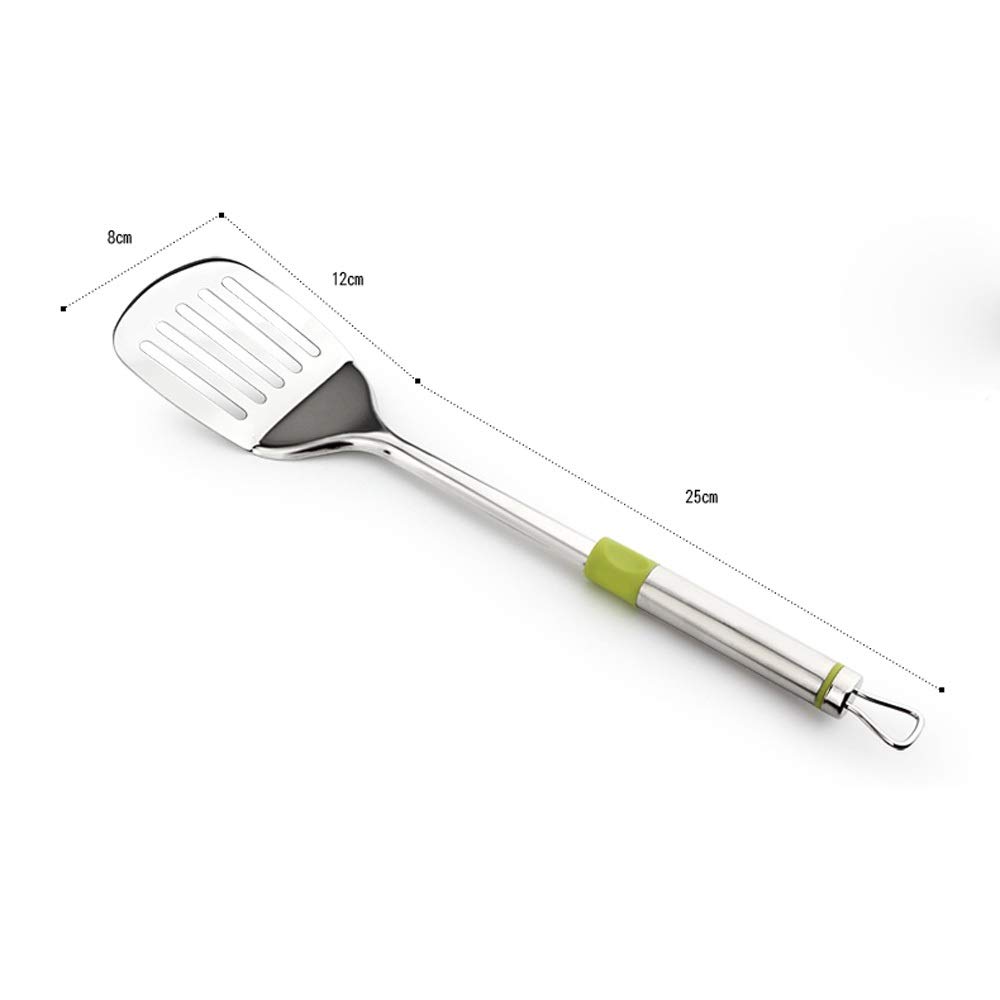 Kochutensilien Kochgeschirr Kochen 9-teiliges Set Edelstahl-Kochutensilien Suppenkelle Löffel Schlitzschaufel Wender Pfannenwender Sieb Pastaheber Küchenutensilien