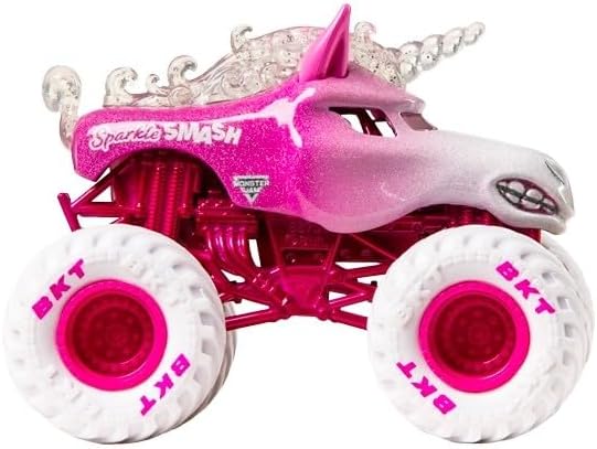 Monster Jam National Unicorn Day Sparkle Smash, Limited Edition
