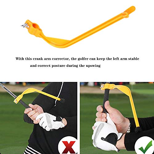 HOW TRUE 3 Pieces Golf Swing Training Aid Golf Swing Trainer Golf Wrist Support - Thumbnail 5