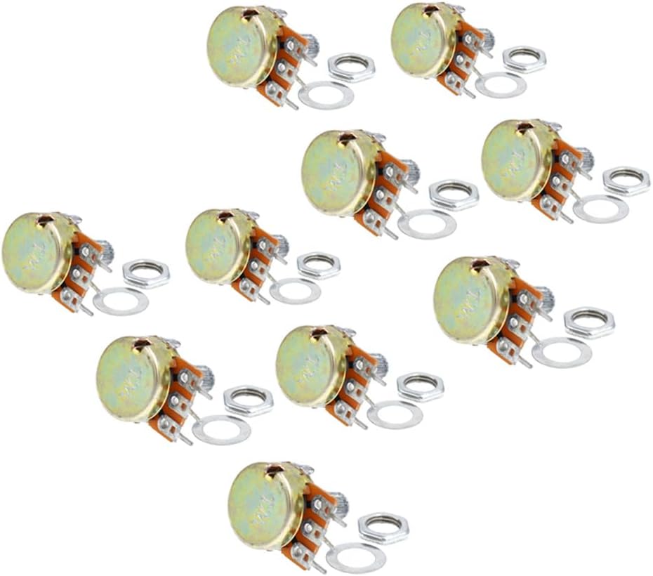 10PCS 10K Ohm Potentiometer 15mm Shaft