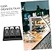 HONMEET Professional Cash Register Accessory Cash Drawer Tray 3 Dividers Money Organizer for Office Retail