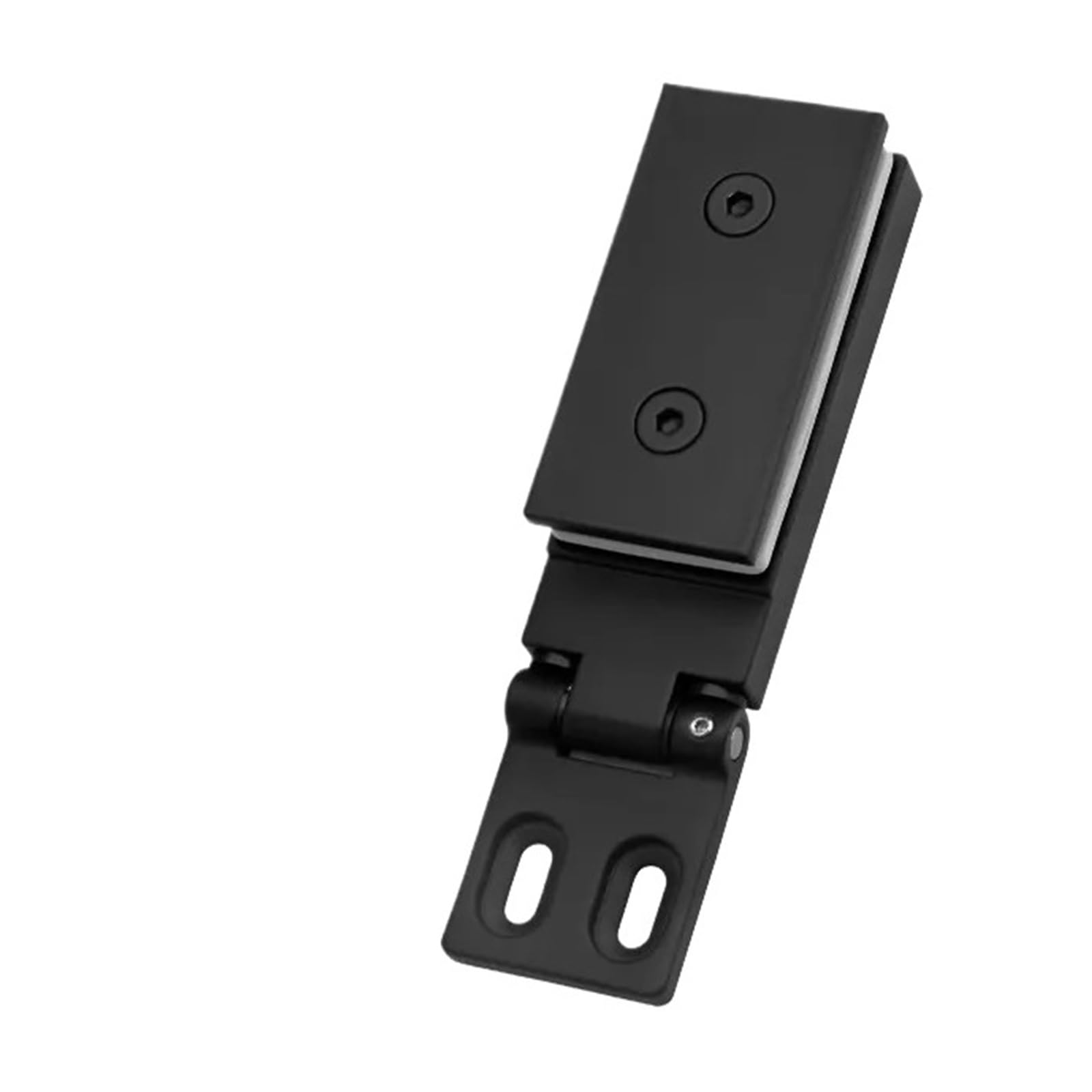 Padgcnor Black - 90 Degree Bathroom Glass Door Hinges Stainless Steel Glass Door Hinge 90/180 Degree Bathroom Clip Shower Room Frameless Furniture Hardware(Black-90 Degree)