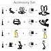 Chest Strap Mount Head Strap Suction Mount Floating Hand Grip Compatible with Gopro Hero 13 12 11 10 9/AKASO EK7000/Brave 4 7 LE/Pro Xtreme/Icefox/DJI Osmo Action 5 Pro, Action Camera Accessories Kit
