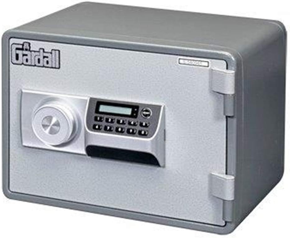 GardallMS912-G-E w One Hour Horizontal Microwave Style Fire Safe with Electronic Lock, Grey