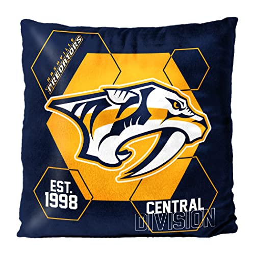 Northwest NHL Nashville Predators Unisex-Adult Velvet Pillow, 16" x 16", Connector