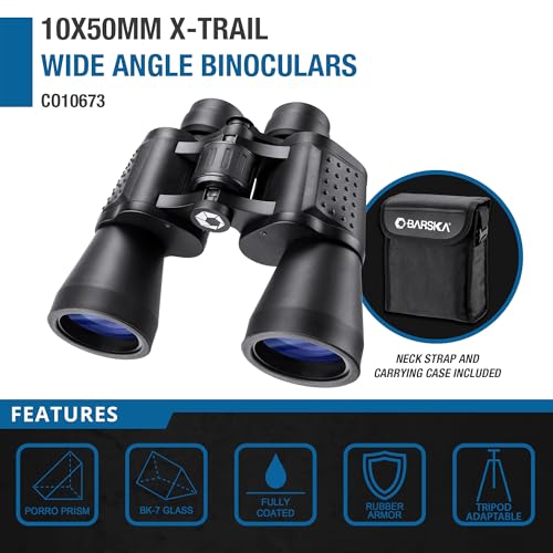 Binoculares Barska X-Trail 10x50 con óptica totalmente recubierta miniatura 2