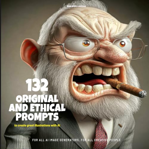 132 original and ethical prompts to create great illustrations with AI: For all ai image generators, a book for all creative people - An inspirational ... artists, by a professional graphic designer