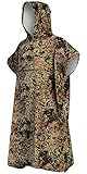 Billabong Junior Boys Hooded Towel Robe Poncho oder Wickeltuch Handtuch für Strand Wassersport & Surfen - Militär