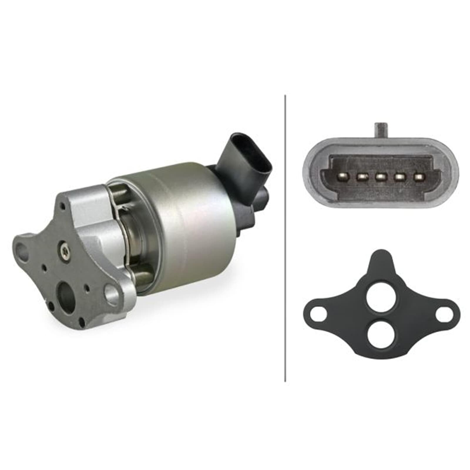 HELLA 6NU 010 171-071 Valvola ricircolo gas scarico-EGR, 12V, elettrico, senza guarnizione | Compatibile con: CITROËN C5 I, C5 I Break, C5 II, C5 II Break, JUMPY I, JUMPY I Kasten, XSARA, XSARA Break, XSARA Coupe