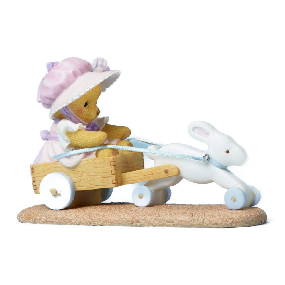 EnescoCherished Teddies Collection Figurine Bunny Pulling/cart