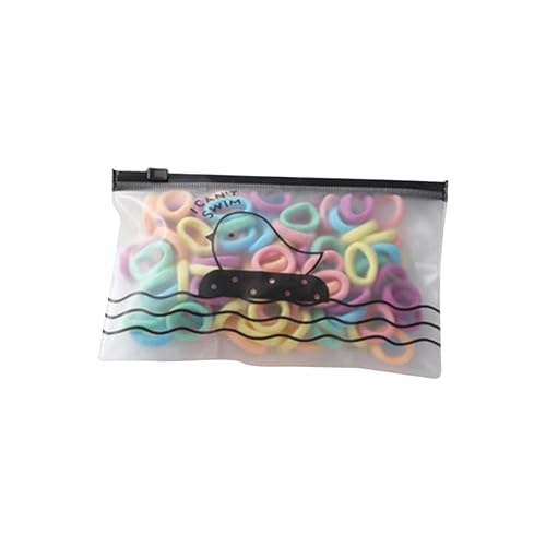 TBUIALL 100 lazos elásticos coloridos sin daños para el cabello, sin costuras, suaves y pequeños, soportes para cola de caballo a la moda,