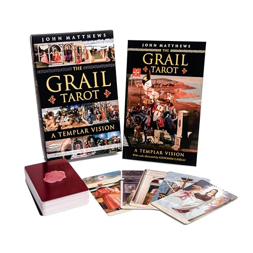 The Grail Tarot: A Templar Vision (Tarot Kit Box Set with 78 Cards and Guide Book)