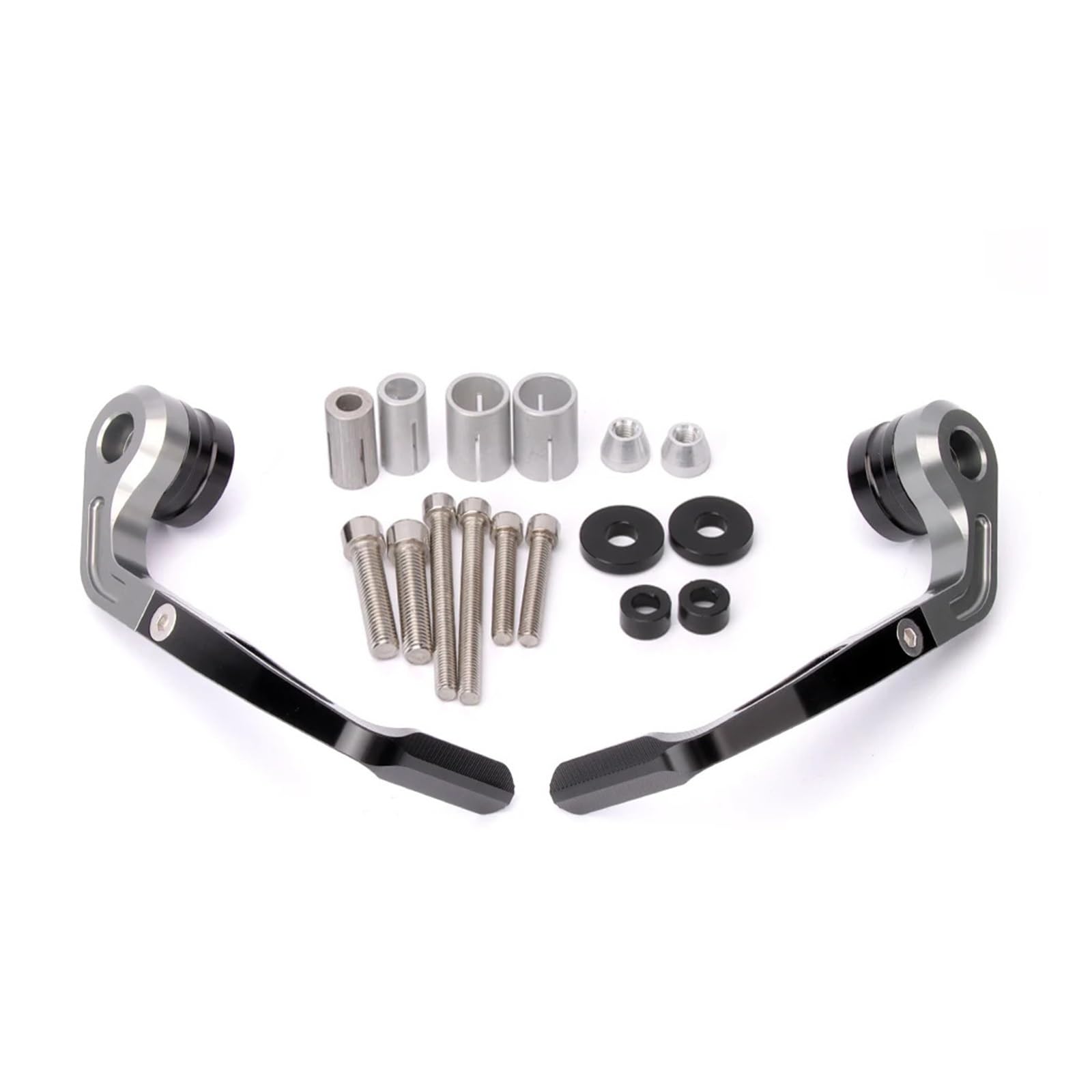 Blzmwd Grey Motorcycle Lever Guards Handgrip For Yzf R1 R3 R6 R15 R25 R7 R125 Universal Motorcycle Aluminum Accessories Handlebar Lever Guards Protector Handguard