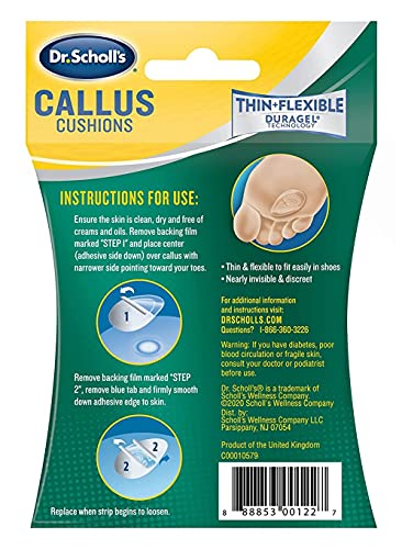 Dr. Scholls Callus Cushions Duragel 5 Count (3 Pack) #TOP1