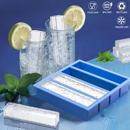 Moldes de Hielo de Silicona Set 2 Azul miniatura 2
