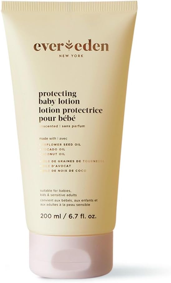 Evereden Protecting Baby Lotion for Newborn 6.7 oz. | Lightweight & Non-Greasy Toddler Lotion | Clean & Gentle Baby Care | Non-toxic & Fragrance Free | Made with clean ingredients