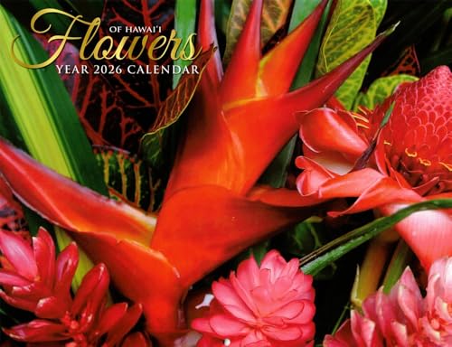 �J�����_�[ 2026 �Ǌ|�� �� ������� Hawaiian Flowers �t�����[ �n���C�A�� A4�� 2026�N1���n�܂� �n���C �Ǌ|��