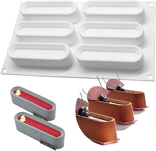 Miniatura 49 de OCPO Molde de silicona para hornear mousse pastel postre para caramelo chocolate trufa pudín pastelería jalea helado molde