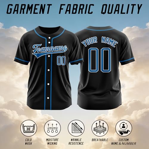 Jersey de Béisbol Personalizado con Nombre, Número y Logo para Hombre, Mujer y Jóvenes miniatura 2