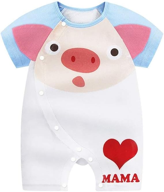 Amazon Co Jp Lywenqinhg ベビーロンパース 80 90 カバーオール 男の子 女の子 赤ちゃん 半袖 長袖 夏 春秋 愛ママ 愛パパ 前開き 出産祝い 退院 新生児 インナー 服 ファッション小物