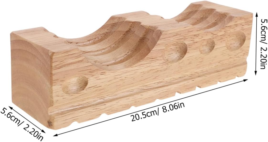 BUTIFULSIC Wood Dapping Block Jewelry Sanding Tool for Ring and Bracelet with Precision Grinding Support and Ergonomic Handling, for Crafting and Jewelry Making Workbench