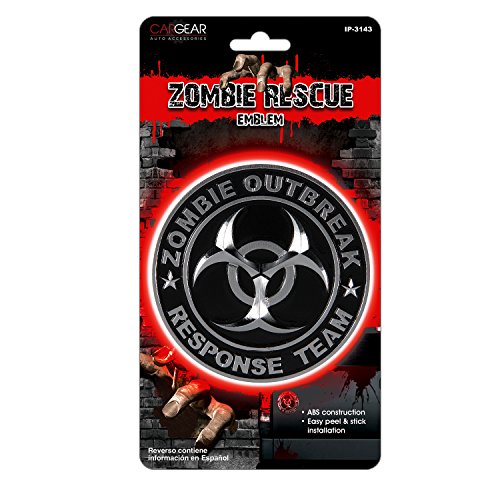 Pilot Automotive Pilot Ip-3143 Zombie Response Team Emblem - Chrome/Black, 1 Pack #TOP1