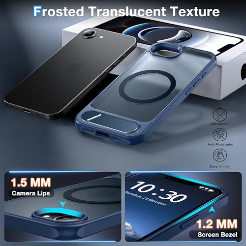 Coque iPhone 16e/17e avec support 2en1 idéal pour vos trajets et appels vidéo - 6