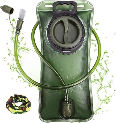 Image of Hydration Bladder, 1.5-2-3L Water Bladder for Hiking Backpack, BPA-Free Leak Proof Water Reservoir Storage Bag, Water Pouch Hydration Pack for Camping Cycling Running