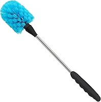 Vista 17 de Cepillo largo para botellas, cepillos limpiadores flexibles de 17 pulgadas para limpiar botellas de cerveza para el cuello, vino, biberones