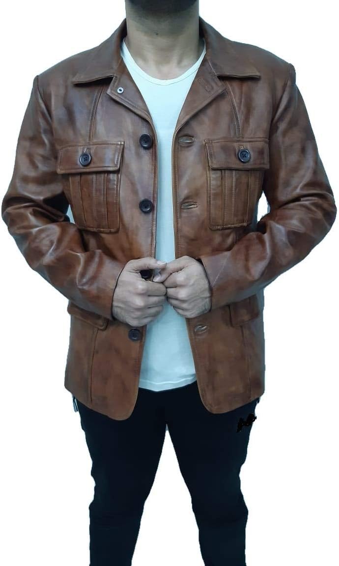 C.O.D Cold W Adler Leather Jacket Coat