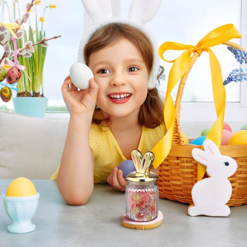 Pot à bonbons en forme de lapin, le cadeau de Pâques idéal pour ranger les biscuits