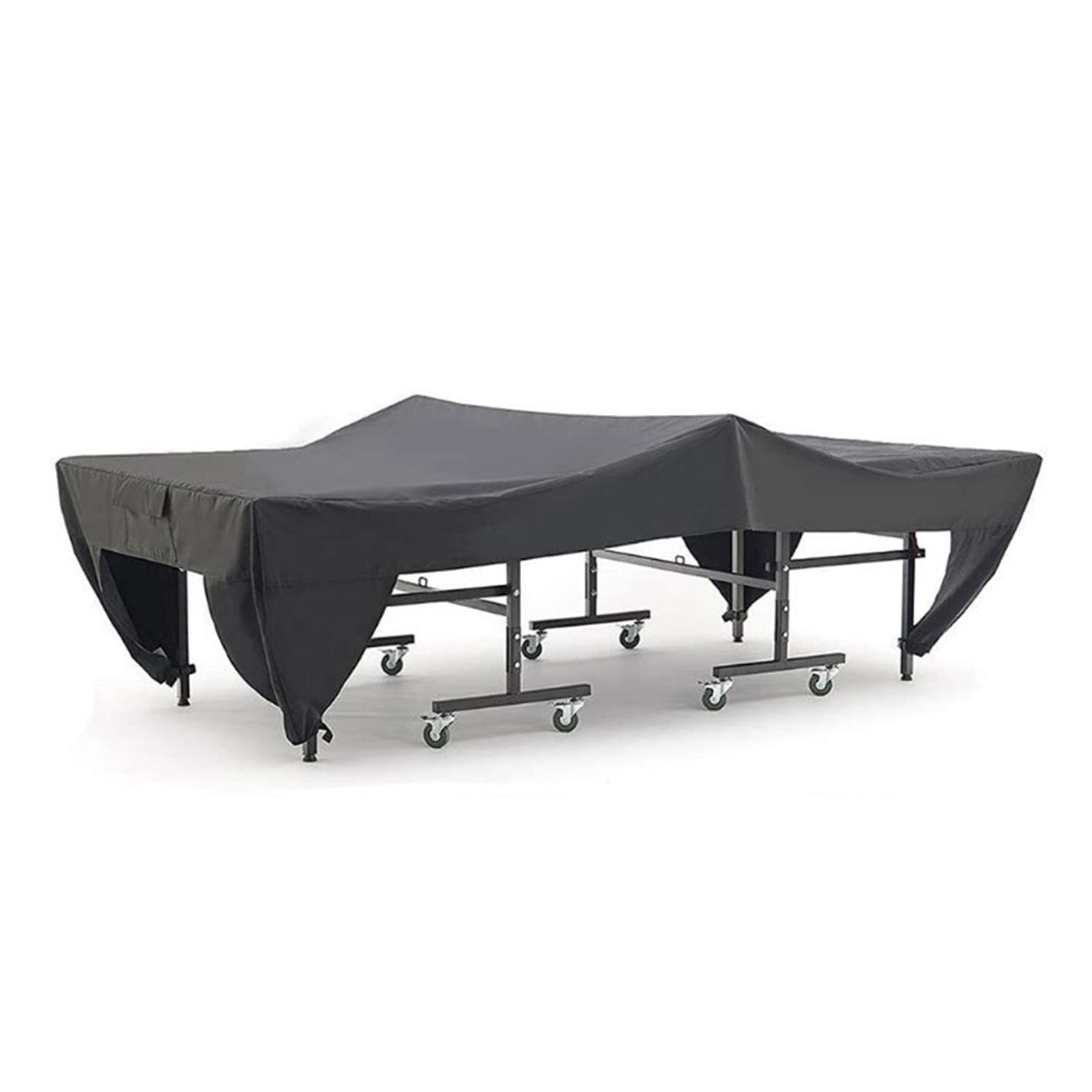 Buxuaaaa Table Tennis Cover with Buckle Snap Water Resistant Ping-Pong Cover All Weather-Protection Indoor Outdoor Outdoor Protectors