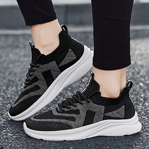 Chaussures hommes casual noir 43 running et marche urbaine mode mode décontractée en mesh