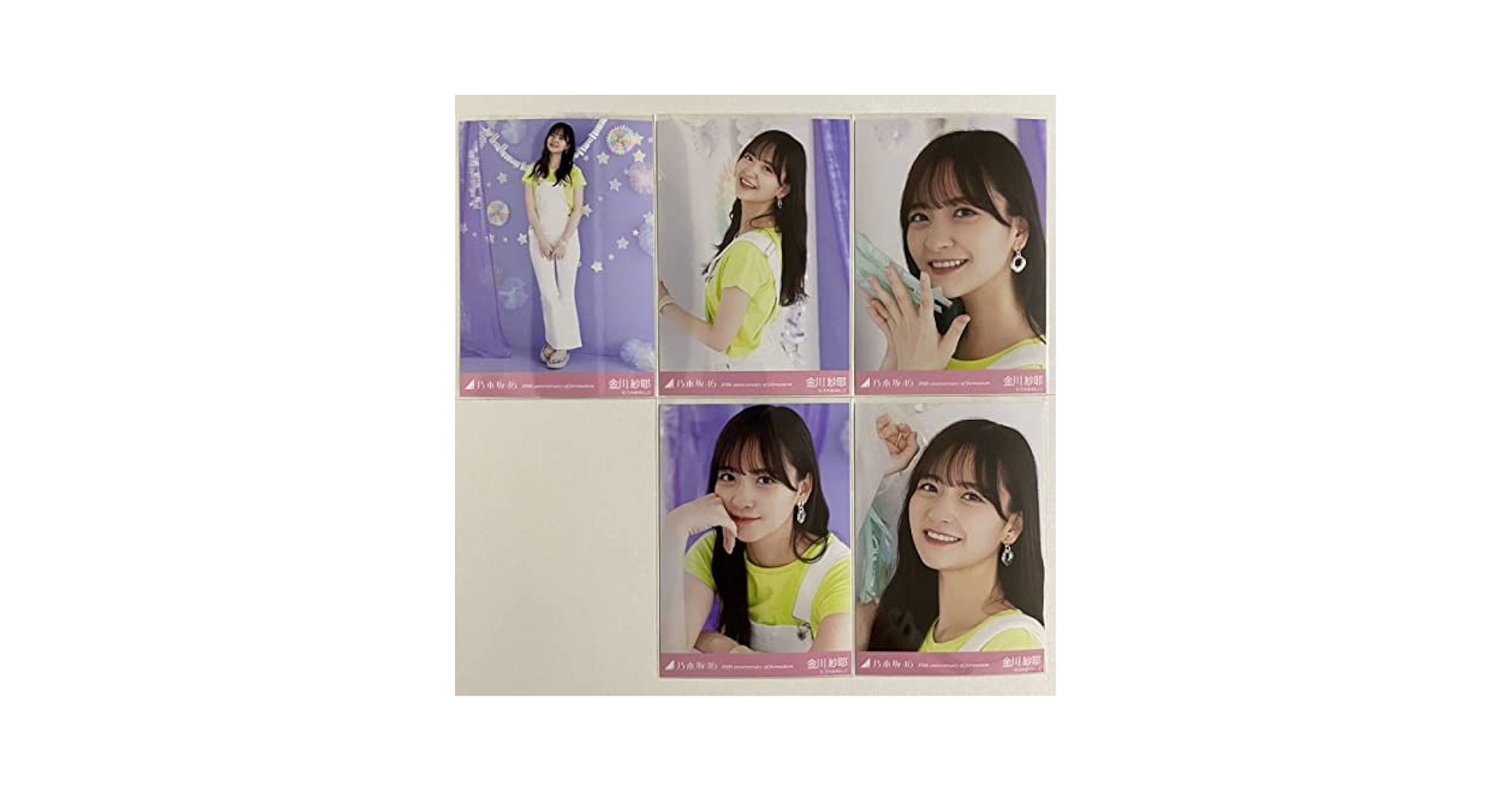 乃木坂46 生写真　金川紗耶　直筆サイン　10th Anniversary 乃木坂46 生写真 金川紗耶 直筆サイン 10th Anniversary