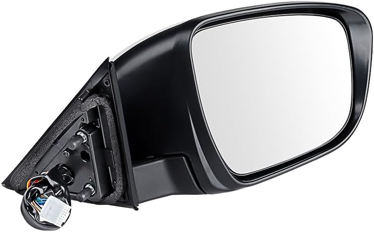 1x Right Passenger Door Rearview Mirror Integrated Turn Signals, 360-Degree Camera Power Adjust/Fold Heated 13Pins Plug for 2014-2019 Nissan X-Trail T32 Rogue Sport NI1321289 96301-4CL8A