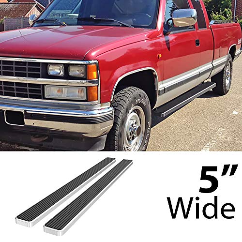 Estribo Running Board Acero Inoxidable Pulido 5" HD Ridez miniatura 2