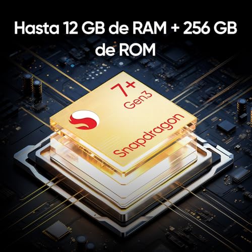 realme GT 6T 5G Móvil, Smartphone 12GB+256GB, Snapdragon® 7+ Gen 3, 50MP Cámara Principal, Batería de 5500 mAh, Teléfono Móvil, 6,78 Pulgadas AMOLED Display, sin Adaptador, Verde Afeitadora - Imagen 4