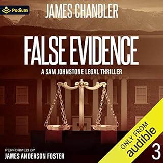 False Evidence Audiolibro Por James Chandler arte de portada
