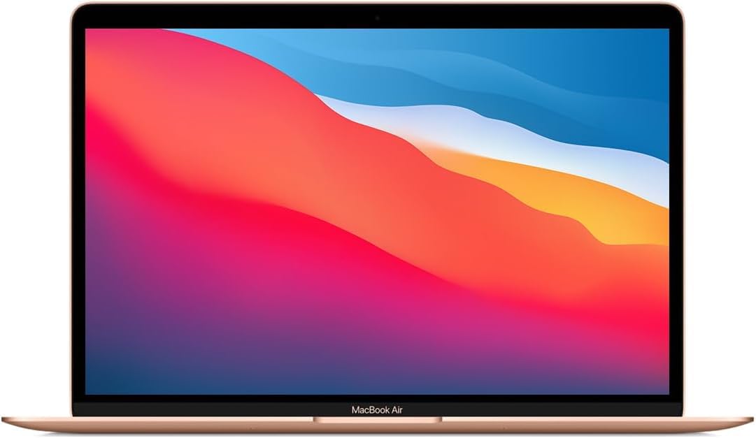 2020 Apple MacBook Air con Apple M1 Chip (13-Pulgadas, 8GB RAM, 256GB de Almacenamiento SSD) (AZERTY French) Oro (Reacondicionado)