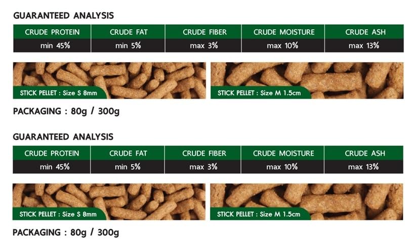 Image of Deep Insect Inside (Cricket) with Calcium Plus++, Vitamin D3 Super Premium Food for Turtle & Reptile High Growth Medium Pellet 80gm