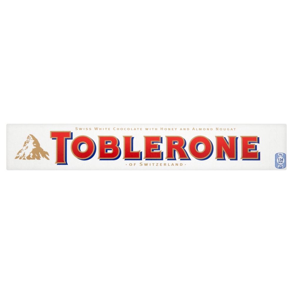 Toblerone White Chocolate Bar (20 X 100G) Candy And