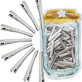 The bow clips top is smooth. Clips are perfect for hair bows making and great to hold a vintage wave look, hold back parted hair for braiding and holding in curlers and retro hairstyles There are 5 turns of high-quality springs, open/close smooth For...