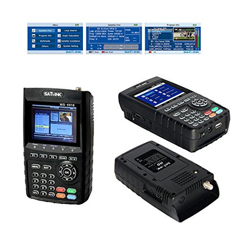 image for SATLINK WS-6916 HD Satellite Signal Finder Meter, DVB-S/S2 Digital Dir