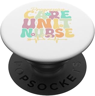 Progressive Care Unit Nurse PCU Nursing Appreciation Groovy PopSockets Standard PopGrip