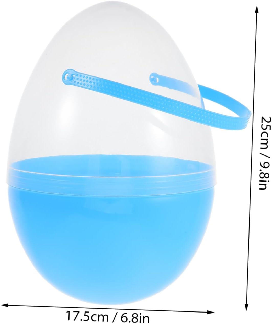 Cabilock Large Openable Plastic Easter Container Fillable Decorative Storage for Parties Festivals and Raffles Safe Material for Holiday Celebrations