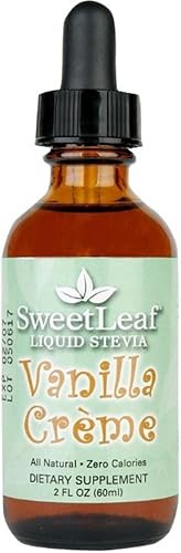 Wisdom Natural Brands SweetLeaf Crema líquida de vainilla de 2 onzas