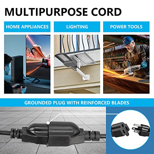 Cerrxian 3.93 Ft 18Awg Nema 5-15P To Up Angle Iec 320 C13 Computer Power Cord,10A/250V, 3 Prong Wire Usa Standard Ac Power Supply Cord For Pc Tv Monitor Printer #TOP5